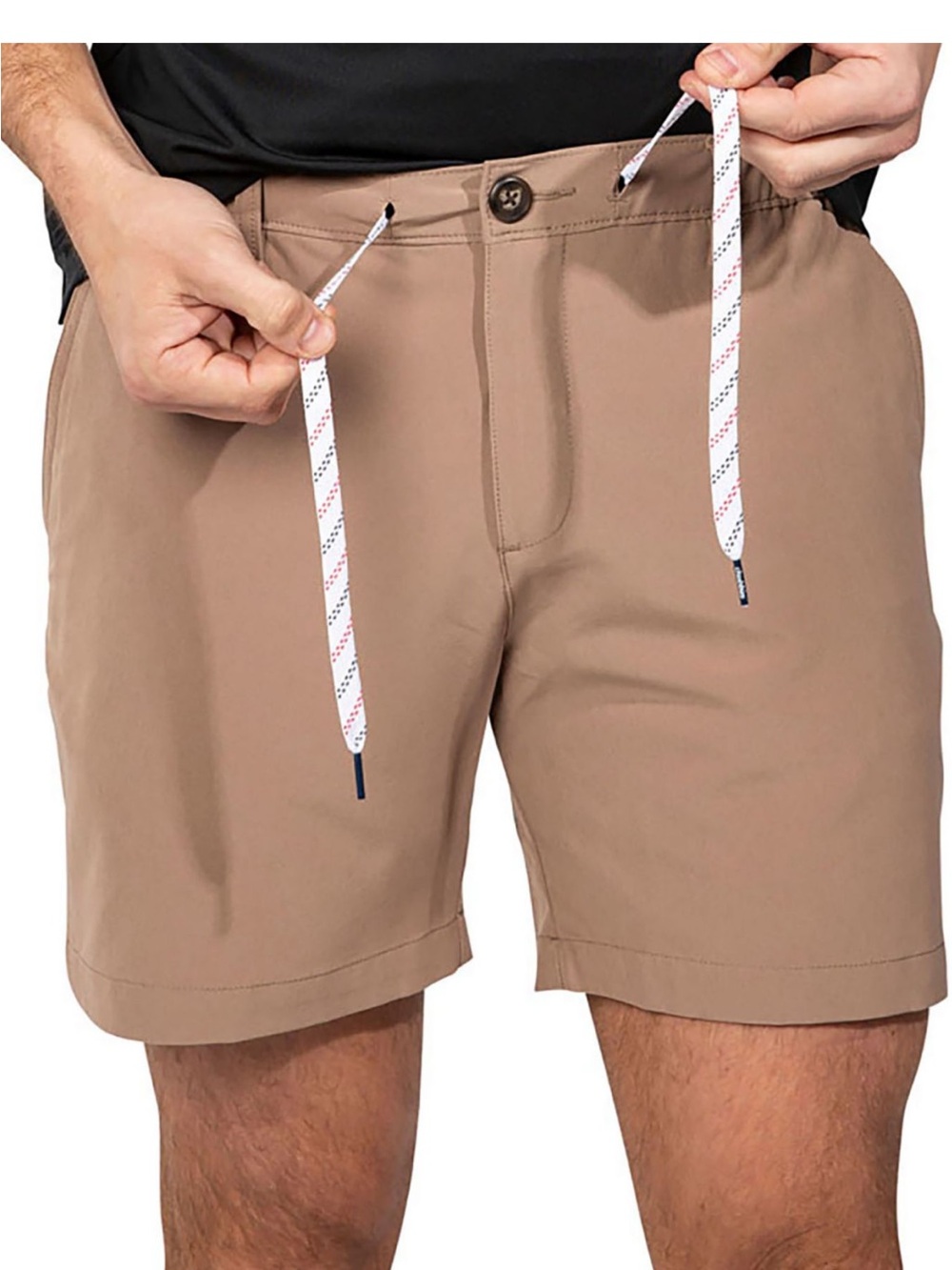 Chubbies Men's Everwear 6” Performance Casual Drawstring Shorts - Khaki XL